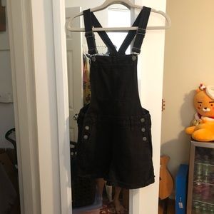 Madewell Adirondack Short overalls in washed black